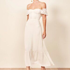 Reformation Butterfly Dress - Ivory